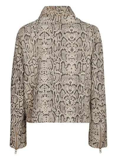 Shop Bully Animal Print Jacket In Natural