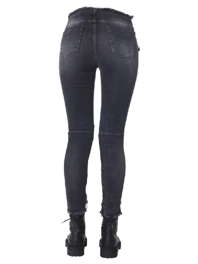 Shop Ben Taverniti Unravel Project Skinny Fit Jeans In Nero