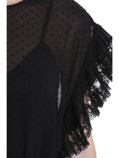 Shop Zimmermann Dress In Black Cotton