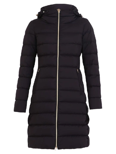 Shop Herno Zipped Padded Jacket In Black