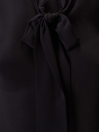 Shop Michael Kors Long Sleeves Blouse In Black