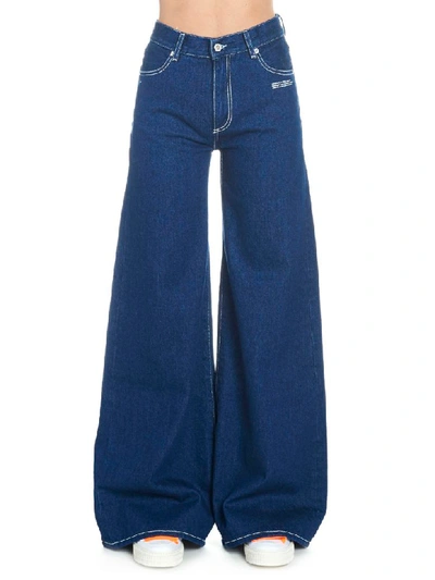 Shop Off-white Jeans In Blue