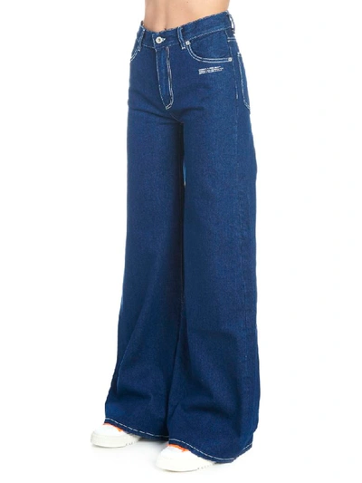 Shop Off-white Jeans In Blue