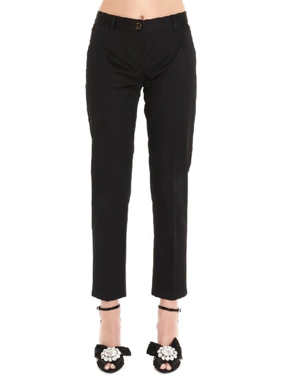 Shop Dolce & Gabbana Kate Pants In Black