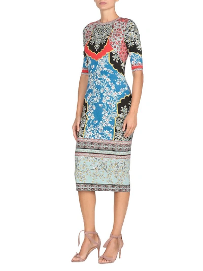 Shop Alice And Olivia Delora Fitted Dress In Palace Daffodil