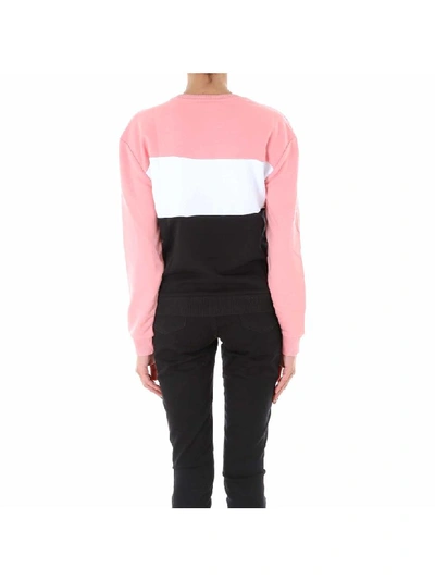 Shop Fila Leah Crew Sweat Sweatshirt In Pink