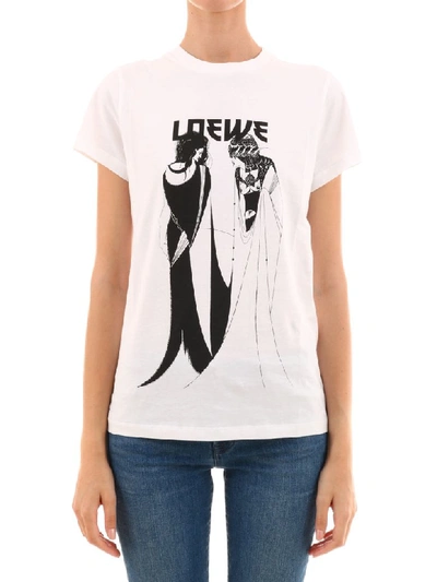 Shop Loewe Salome T-shirt White