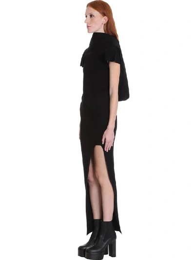 Shop Rick Owens Teresa Dress In Black Viscose