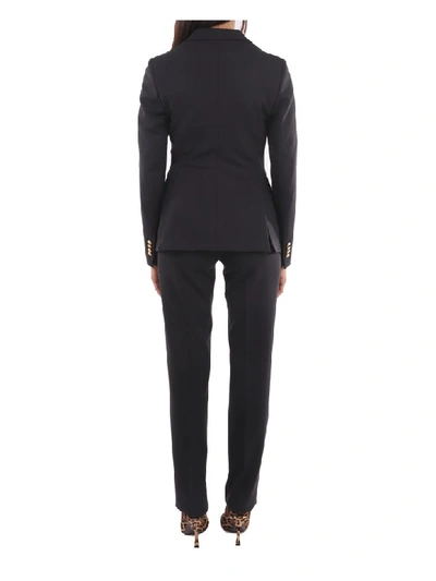 Shop Tagliatore Black Two-piece Suit