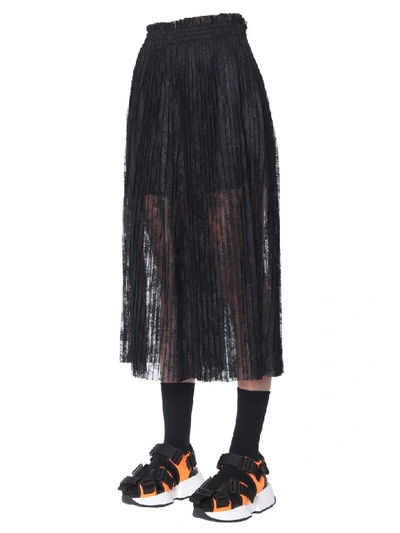 Shop Mm6 Maison Margiela Trouser Skirt In Nero