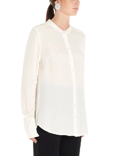 Shop Veronica Beard Nye Shirt In White