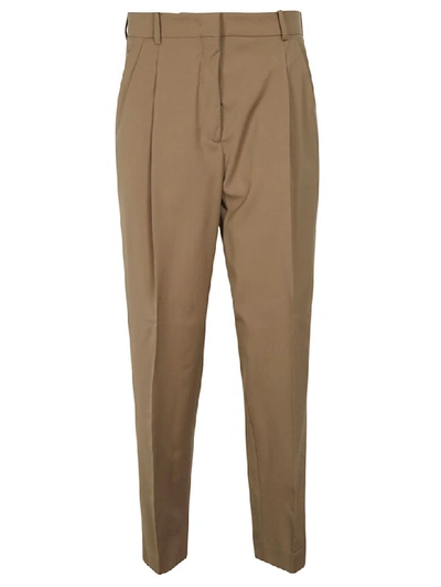 Shop N°21 Classic Trousers In Beige