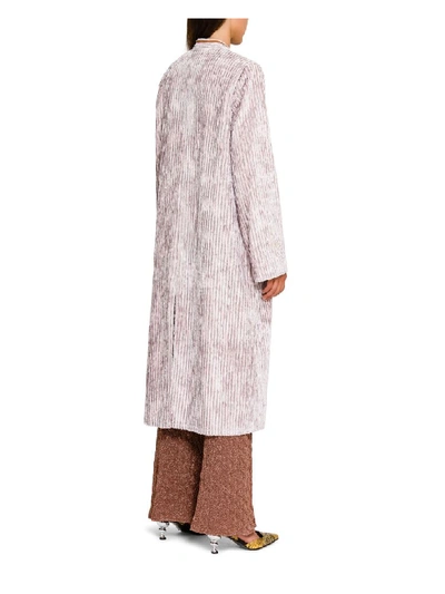 Shop Forte Forte Draped Cardi-coat In Lilac