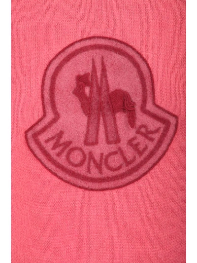Shop Moncler Wool And Cashmere Pullover In Rosa