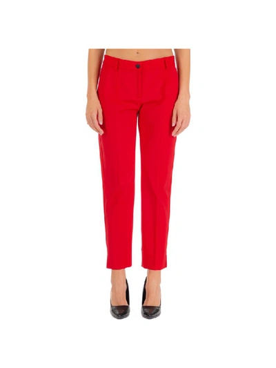 Shop Dolce & Gabbana Cf Trousers In Rosso