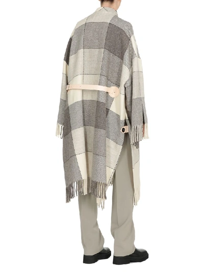 Shop Jil Sander Wool Overcoat In Open Grey