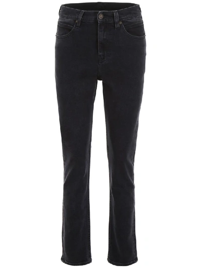 Shop Calvin Klein Jeans With Narrow Leg In Black Stone (black)