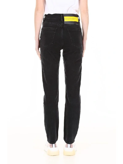 Shop Calvin Klein Jeans With Narrow Leg In Black Stone (black)
