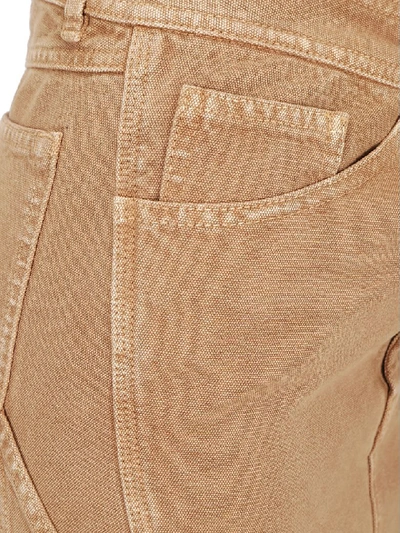 Shop Lanvin Skirt In Camel