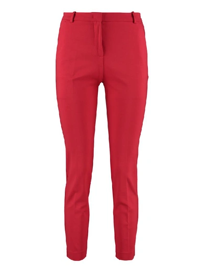 Shop Pinko Bello Tailored Trousers In Red