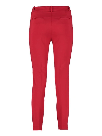 Shop Pinko Bello Tailored Trousers In Red