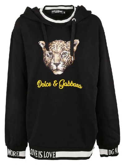 Shop Dolce & Gabbana Fleece In Black