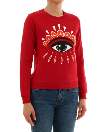 Shop Kenzo Eye Sweatshirt Red