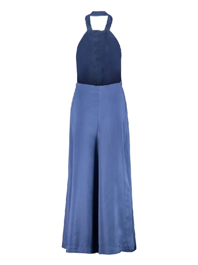 Shop Jacquemus Marco Asymmetric Dress In Blue