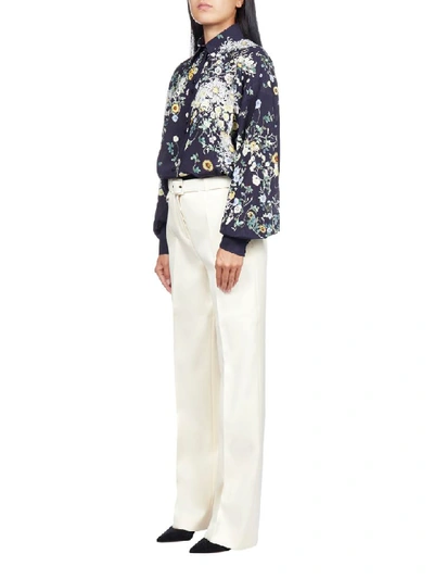 Shop Givenchy Trousers In Butter