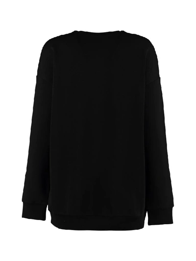 Shop Pinko Falla Girare Printed Oversize Sweatshirt In Black