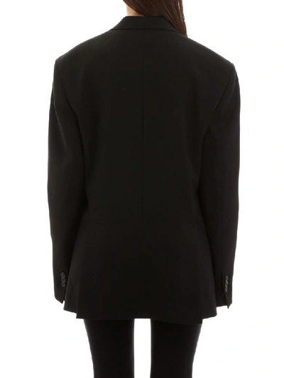 Shop Dsquared2 Oversized Blazer In Black (black)