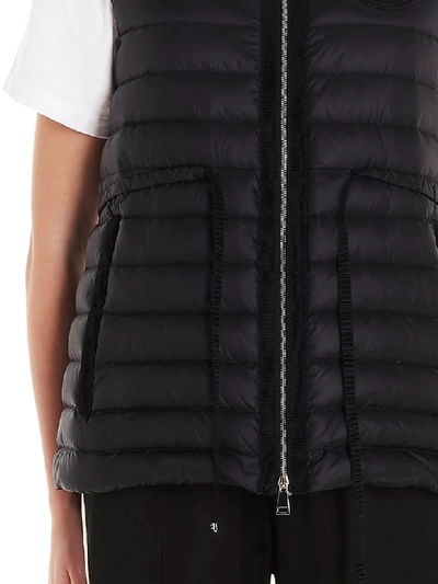 Shop Moncler Azur Vest In Black