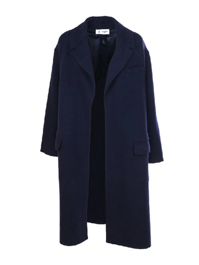 Shop Barena Venezia Dama Coat In Navy