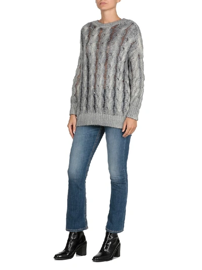 Shop Avant Toi Cashmere Sweater In Ice