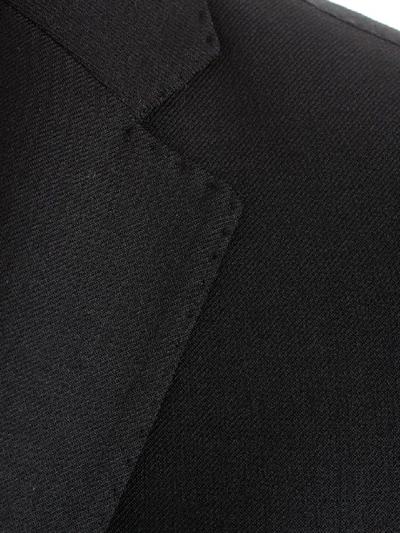 Shop Tagliatore Suit Single Breasted W/slits In Black
