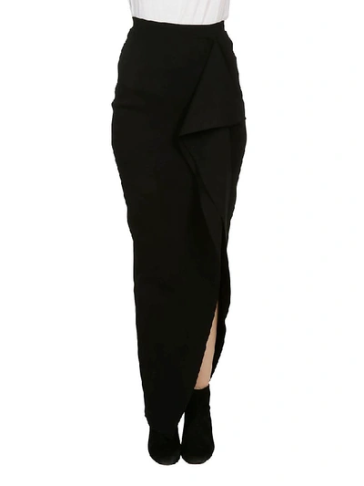 Shop Rick Owens Short Grace Skirt In Black