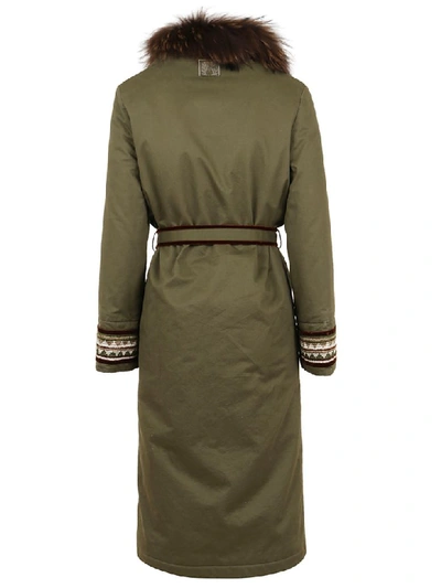 Shop Alessandra Chamonix Roxane Coat In Military Brown