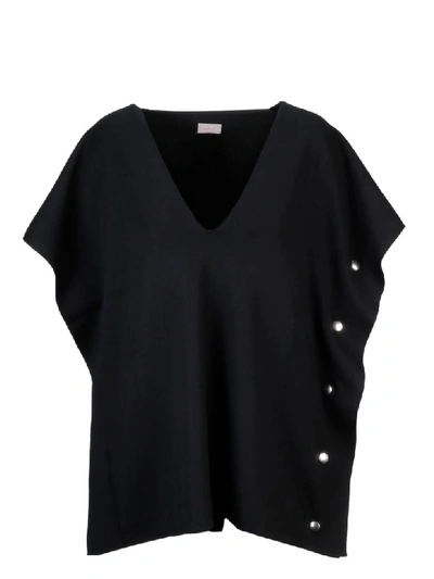 Shop Mrz Eyelet Top In Black