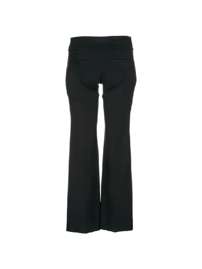 Shop Gucci Doppia G Trousers In Nero