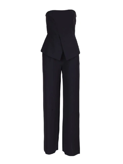 Shop Emporio Armani Jumpsuit In Nero