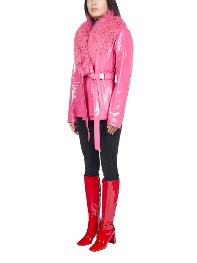 Shop Saks Potts Jacket In Neon Pink