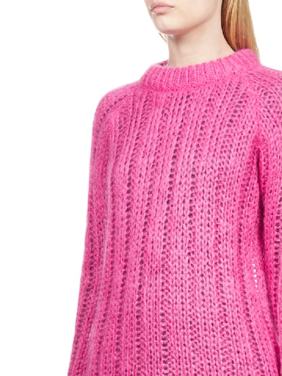 Shop Prada Sweater In Fuxia