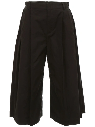 Shop Moncler Genius 6 Cropped Trousers In Nero (black)