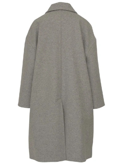 Shop Givenchy Coat In Grey
