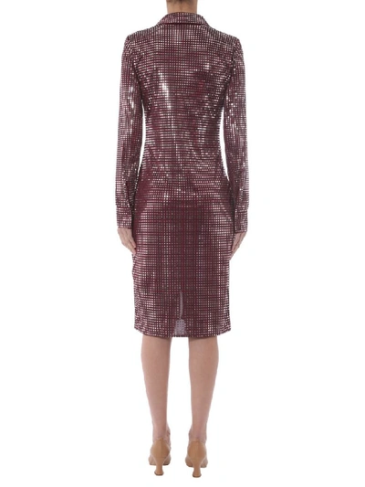 Shop Bottega Veneta Shirt Dress In Viola