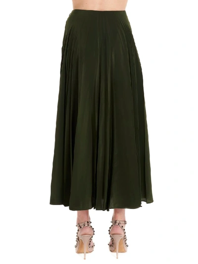 Shop Valentino Lovers Skirt In Green