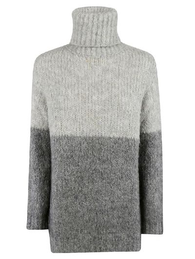 Shop Blugirl Turtleneck Sweater In Grey