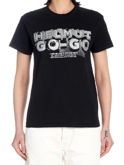 Shop Helmut Lang Helmut Go T-shirt In Black