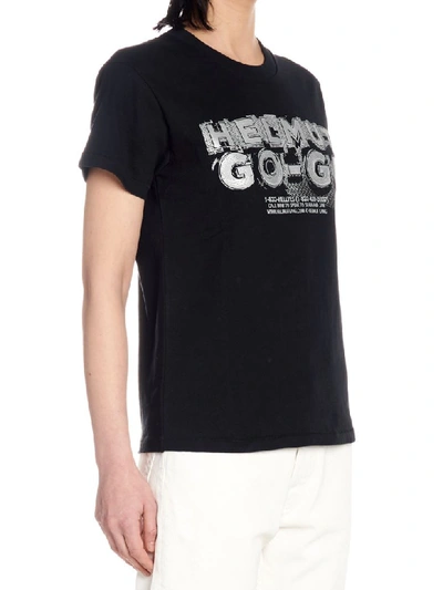 Shop Helmut Lang Helmut Go T-shirt In Black