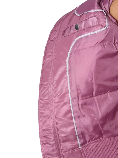 Shop Alpha Industries Nylon Bomber In Rosa